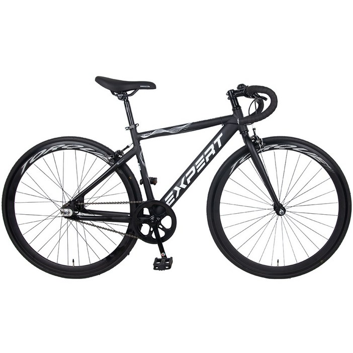 프리기어완전조립 삼천리자전거 700C 엑스퍼트 로드바이크 알루미늄 프레임 학생 출퇴근 입문용 사이클, 164cm, 1개, 380화이트