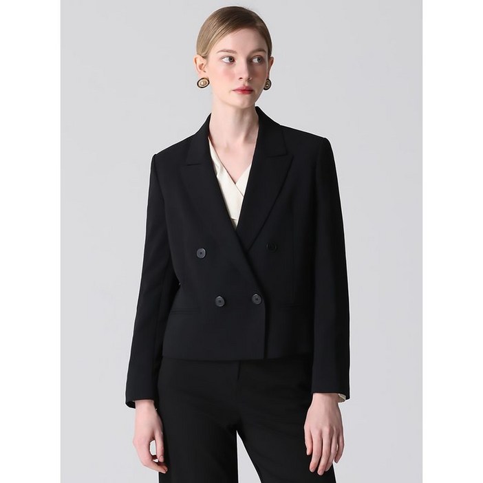 리스트 피크드 더블 셋업 재킷 택가격 278000원