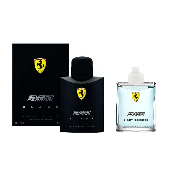 페라리 블랙 오 드 뚜왈렛 125ml 페라리 라이트 에센스 75ml테스터