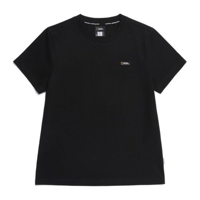 매장정품 내셔널지오그래픽 N252WTS960 여성 스몰로고 반팔 티셔츠 CARBON BLACK