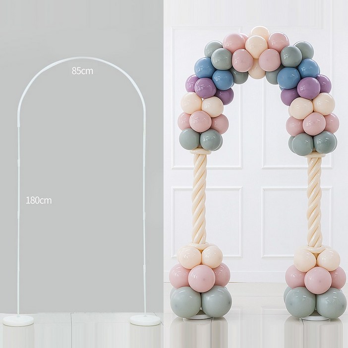 풍선아치 물통프레임세트폭 85cm  높이 180cm