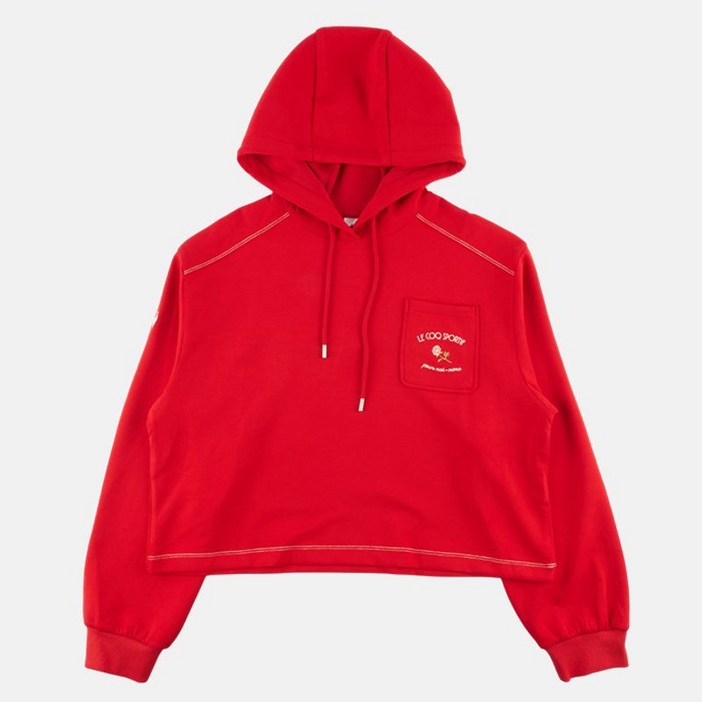 르꼬끄 여성 루즈핏 터블텐션 후드 티셔츠 QP322OHD71