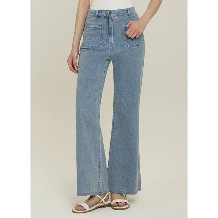 백화점 정품 잇미샤 아웃포켓 와이드 데님 팬츠 ITP6YDP840