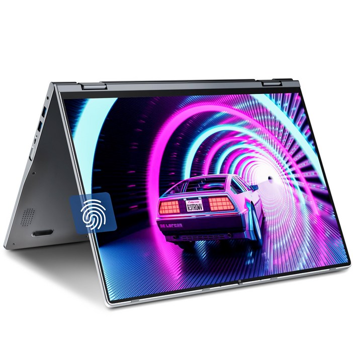 JUMPER 2-in-1 16인치 컨버터블 노트북 N5095 4GB RAM 128GB SSD 터치스크린 지문인식 WiFi6, JUMPER J1 SEUN186, WIN11 Home, 4GB, 128GB, 회색