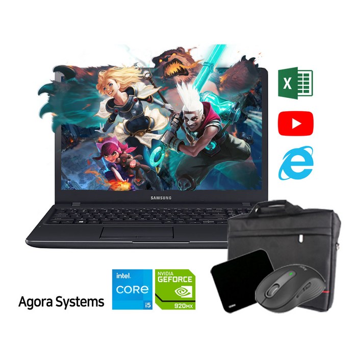 삼성노트북 15.6인치 NT371B5L i56세대 920MX 게이밍 사무용 포토샵 윈도우10 pro