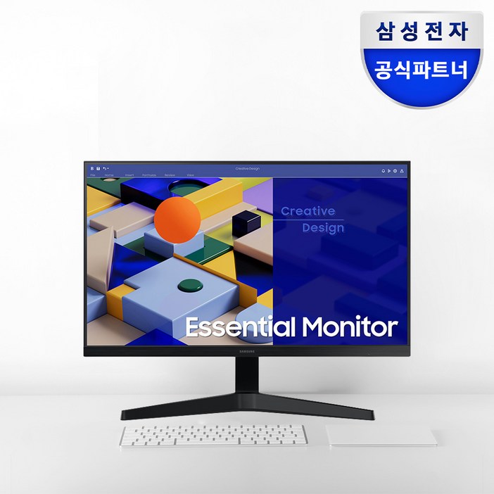 삼성전자 60.4cm LED 슬림베젤 모니터