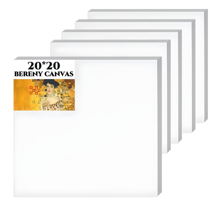 베르니아트 면천 캔버스 미술 화판 20 x 20 cm