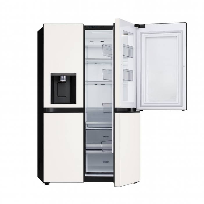 LG전자 디오스 오브제컬렉션 STEM 얼음정수 810L 냉장고 매직스페이스 J816MEE172