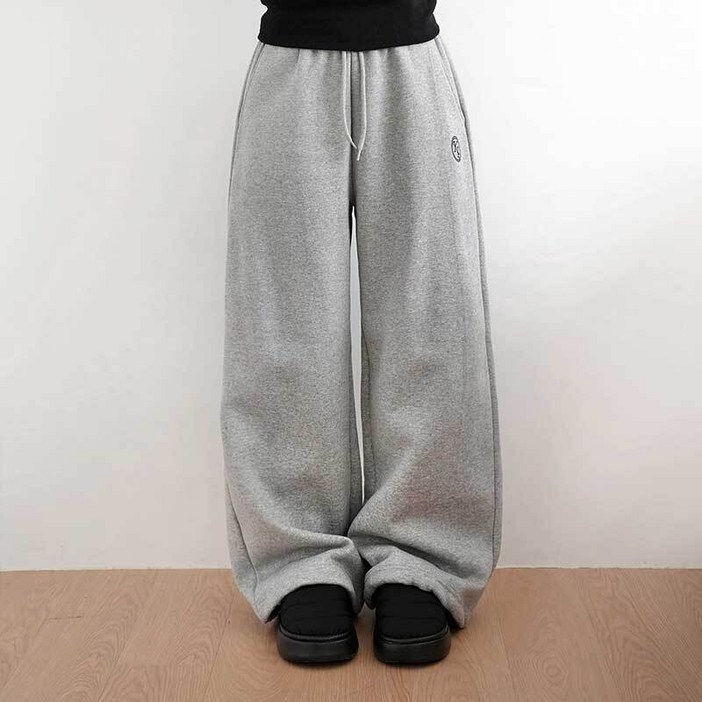 [키140/키150/키160] 키키코 겨울 기모자수스트링와이드팬츠 중학생 투웨이 트레이닝 바지