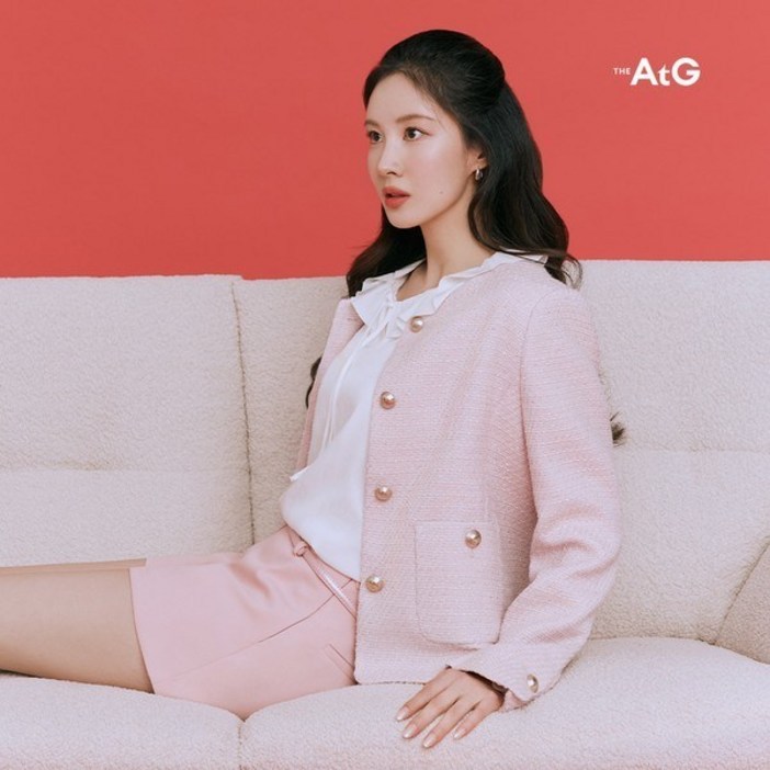 앱1만원 더엣지 25SS 샤베트 트위드 자켓