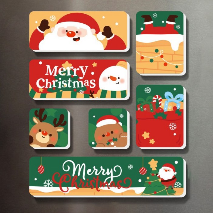 래미리아 크리스마스 냉장고 스티커 성탄절 선물