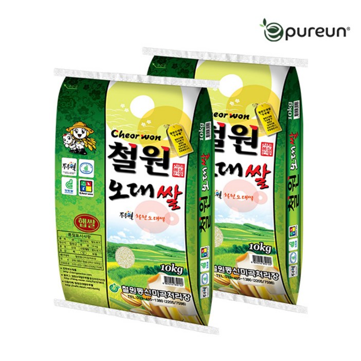 [24년 햅쌀] 철원 오대쌀 20kg, 상등급, 1개