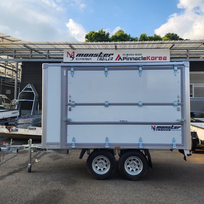 몬스터트레일러 탑차 화물트레일러 2축고상형 부식방지 융융도금 튜닝승인 인증제품, 1개