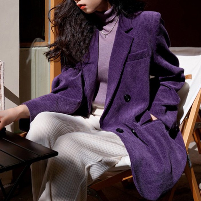 대박난박양 코듀로이 더블 자켓