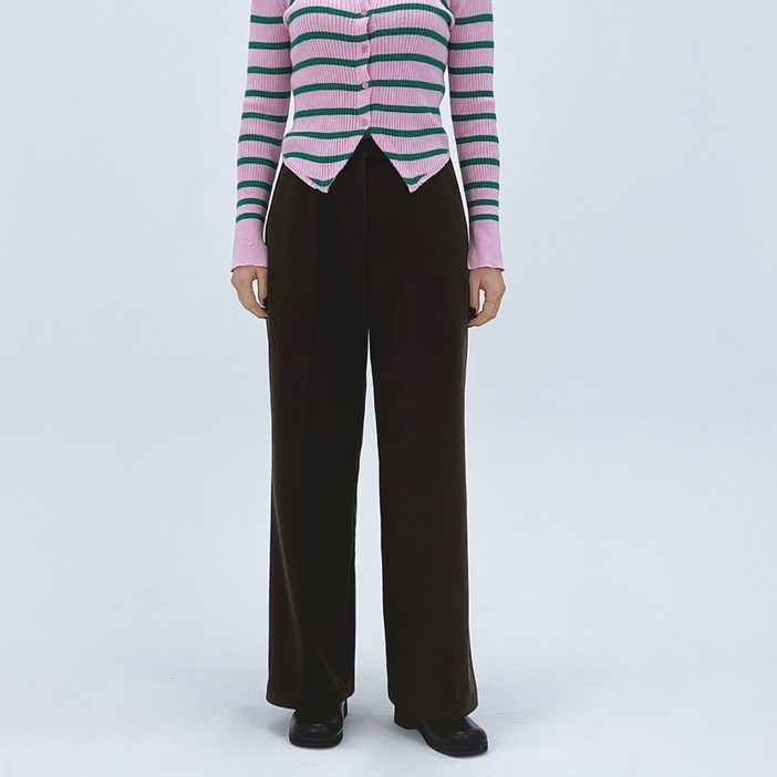 국산 숏 롱 겨울 바지 여성 기모 바지 와이드 팬츠 겨울 기모 슬랙스