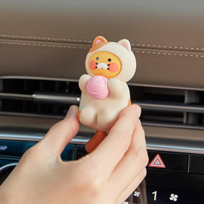 카카오 자동차량용 방향제 코튼향 냥냥고양이 춘식이