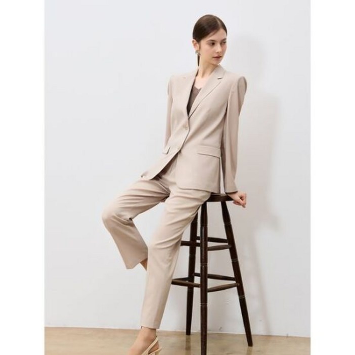 쉬즈미스 2SET 투버튼 베이직 셋업 자켓+스트레이트 팬츠 2종세트 택가격 4 2265997