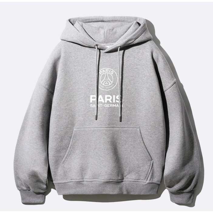 파리생제르망 남녀공용 스페셜 에디션 에센셜 시그니쳐 후드  그레이