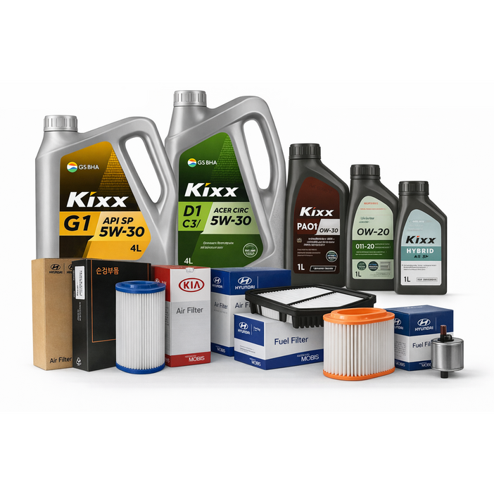 디엣지 쏘나타 DN8 23년형 2326년식 0 1.6 터보N라인포함 가솔린 5L 순정필터 킥스오일 BIO, 1세트, 쏘나타, 현대