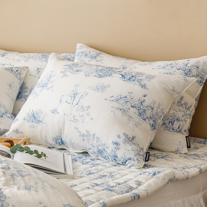 슈미츠 텐셀 100 부드러운 감촉 차렵이불 호텔식 침구 사계절 이불 화이트