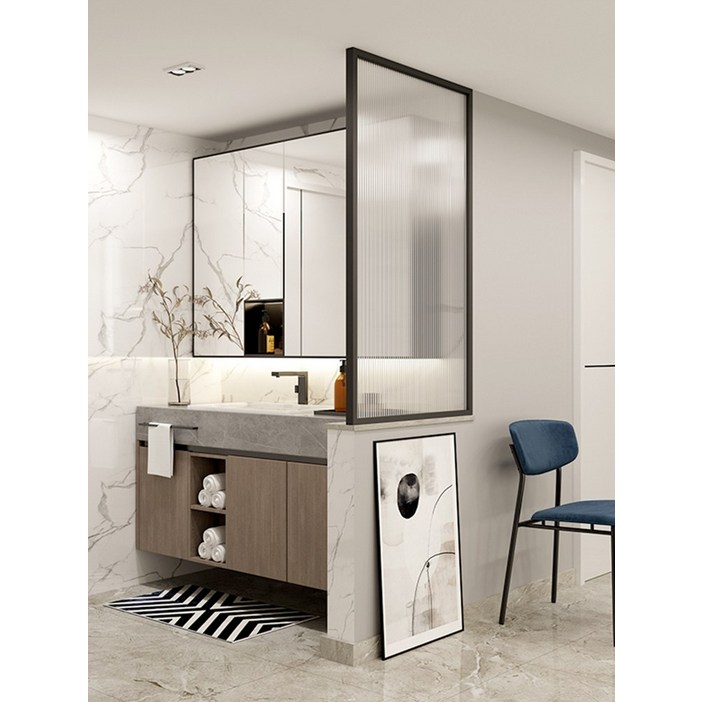 무타공 욕조파티션 칸막이 파티션 샤워실 샤워부스 욕조 욕실 물막이 건식화장실