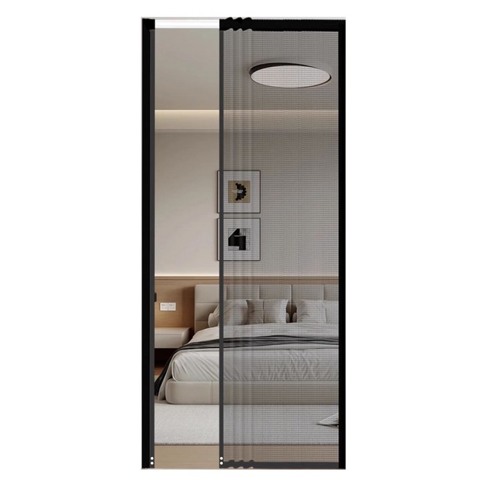 슬라이드 현관 방충망 금강망 자석 현관모기장 방충 커튼