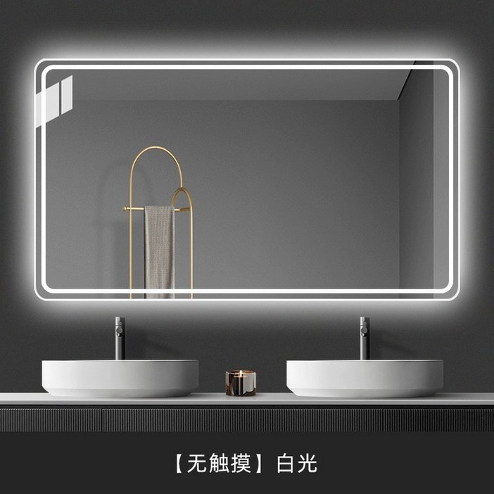 화장실 LED거울 인테리어 조명 하트 김서림방지 스마트미러 골드 세면대 라인 조명거울