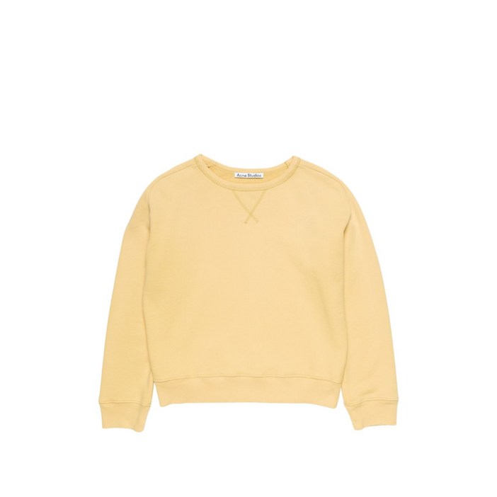 아크네 스튜디오 back-logo crew-neck sweatshirt