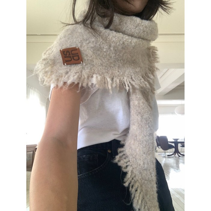 underson 언더슨 25 뽀글이숄 머플러 3color