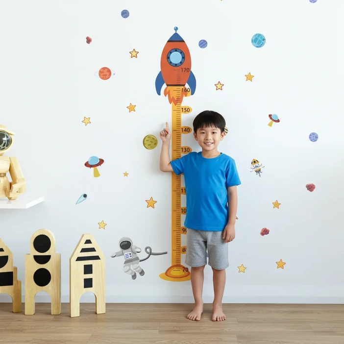 베베노트 자국 없는 아기방 벽 스티커 아이방 키 포인트 인테리어