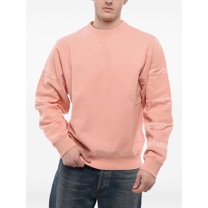 디올 모노그램 디테일 스웨트셔츠