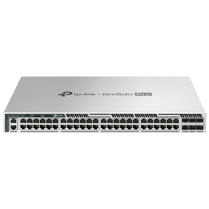 TPLINK Omada Pro S650048GP6XF 48포트 L3 관리형 PoE 스위치 6SFP, 1개, S650048GP6XF