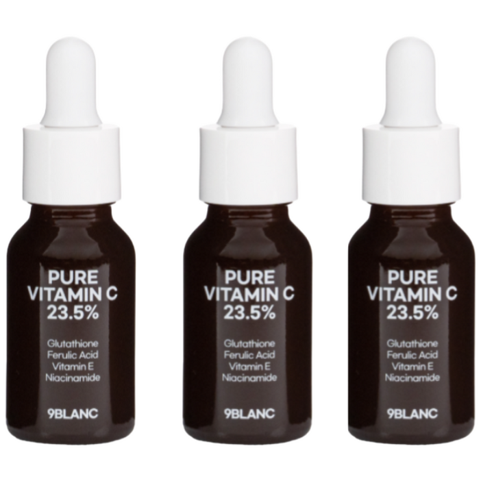나인블랑 순수 비타민C 기미 앰플 미백 주름개선 고함량