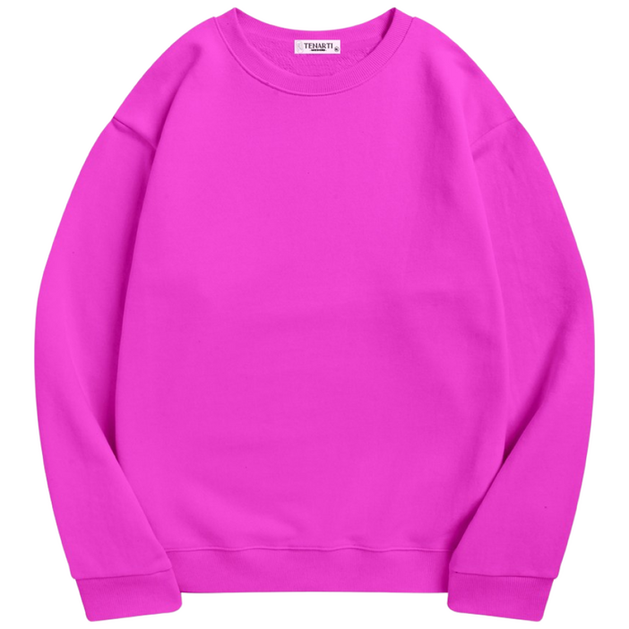 테너티 프리미엄 남녀공용 데일리 특양면 무지 맨투맨 빅사이즈 커플티 가족티 18컬러