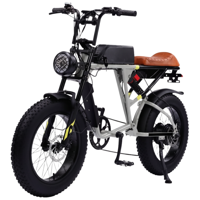 시레보 고출력 자토바이 전기 팻바이크 MTB 전기자전거 출퇴근용 배달용, 민트, 강철