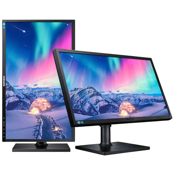 삼성 22인치 LED 피벗 세로 사무용 가정용 가장 적합한 모니터 S22C450 DVI D-SUB, HD, 54.6cm, S22C450