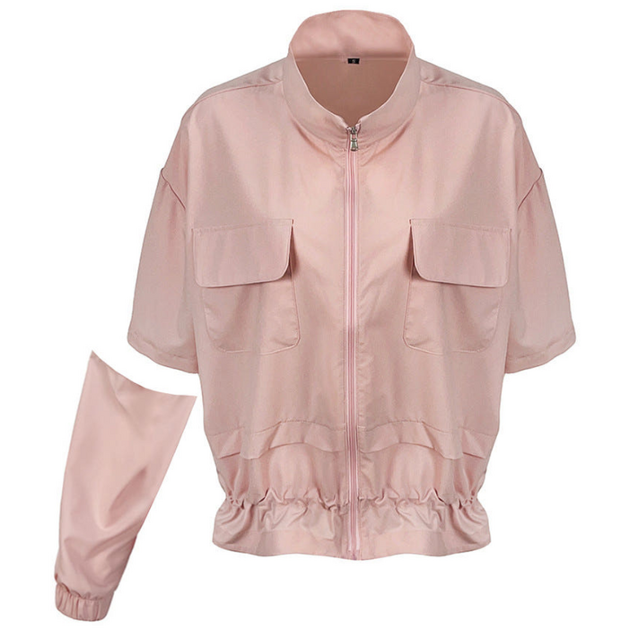 투솜 여자 봄 골프 바람막이 여성 골프 바람막이 쿨에어 자외선차단 반팔탈부착 경량 여름 봄 가벼운 골프 아노락 점퍼