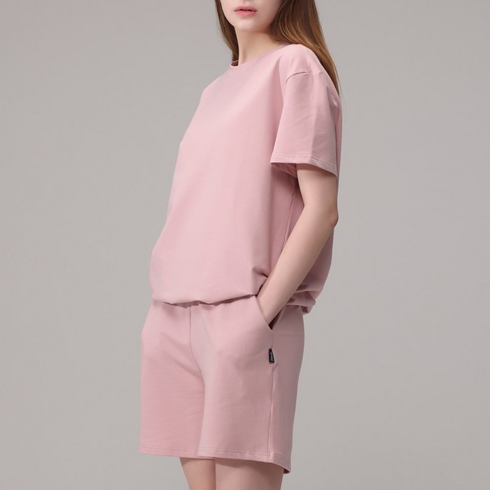 11 에버라스트 여성 맨투맨 반팔 셋업