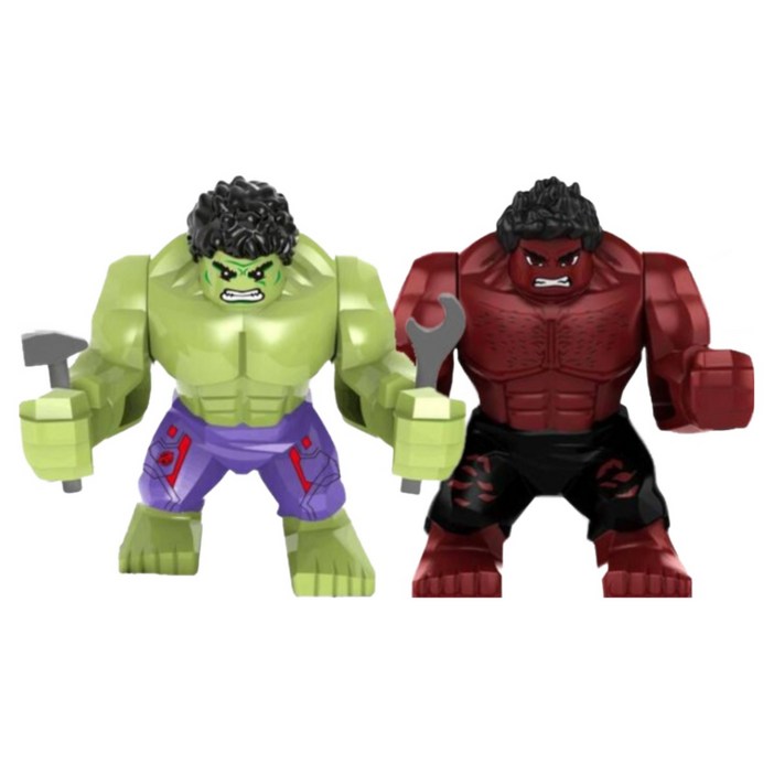 빅사이즈 슈퍼히어로빌런몬스터크리쳐 캐릭터 호환블록 브릭피규어 세트 풀컬렉션 완전체모음, 1개