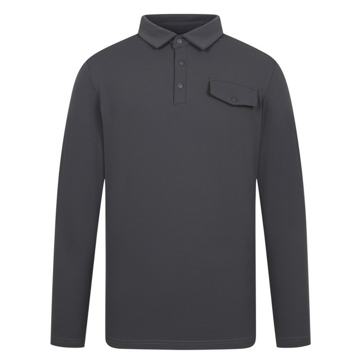 PGA 숄더로고 포켓 긴팔 카라티셔츠 PGMTS43306