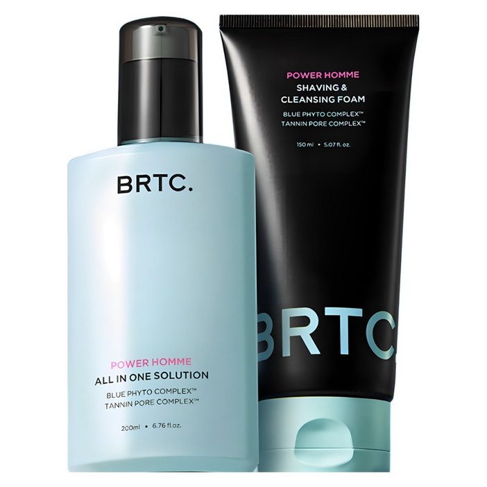 비알티씨 파워 옴므 듀오 올인원 200ml  클렌징 폼 150ml 세트, 350ml, 3세트