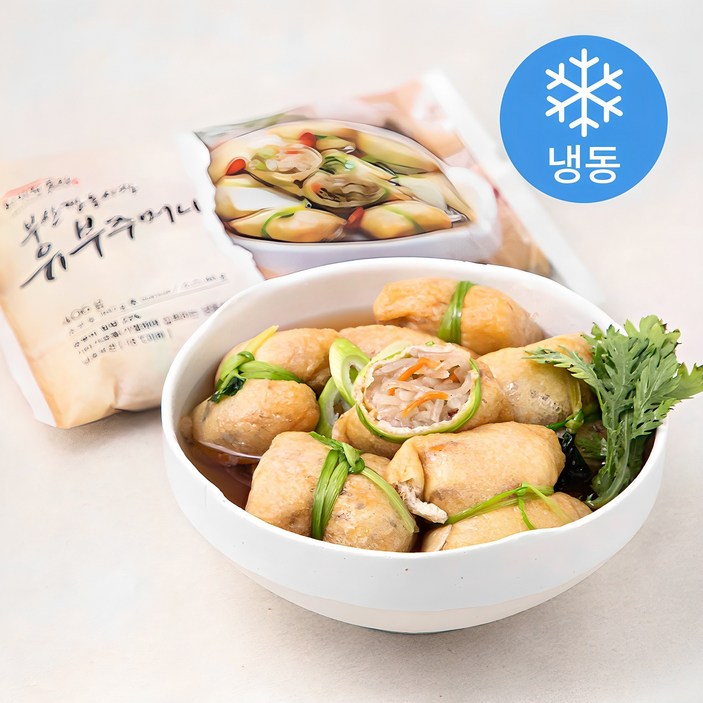 외갓집곳간 부산깡통시장 유부주머니 냉동, 406g, 1개