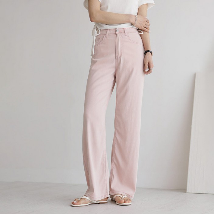 앤드스타일 여성용 숏/기본/롱 썸쿨진 No7 파스텔 쿨링 와이드 팬츠 264472