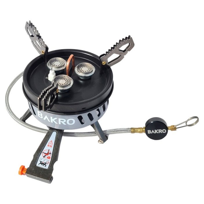 바크로 와우 강염 로켓스토보 BKB-125A, 그레이, 1개