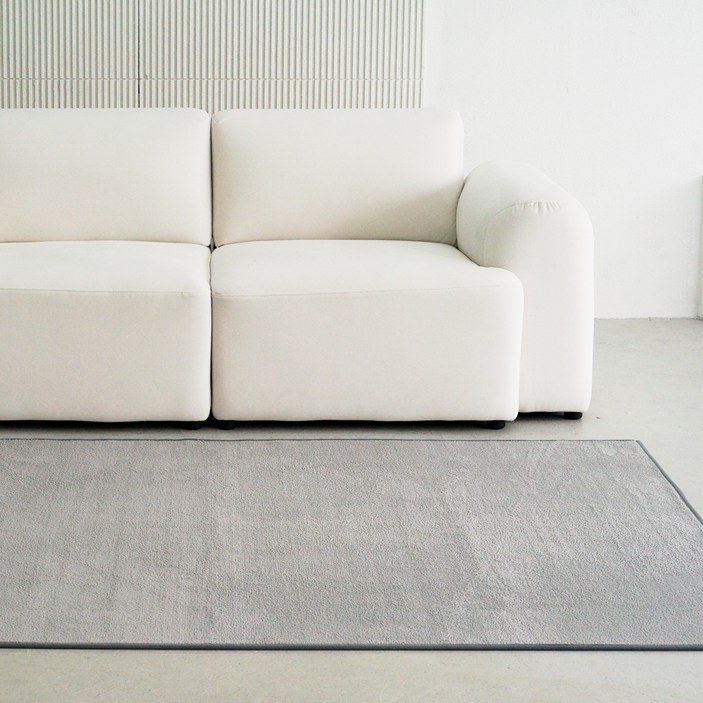 인룸 플레인 소프트 사각 러그