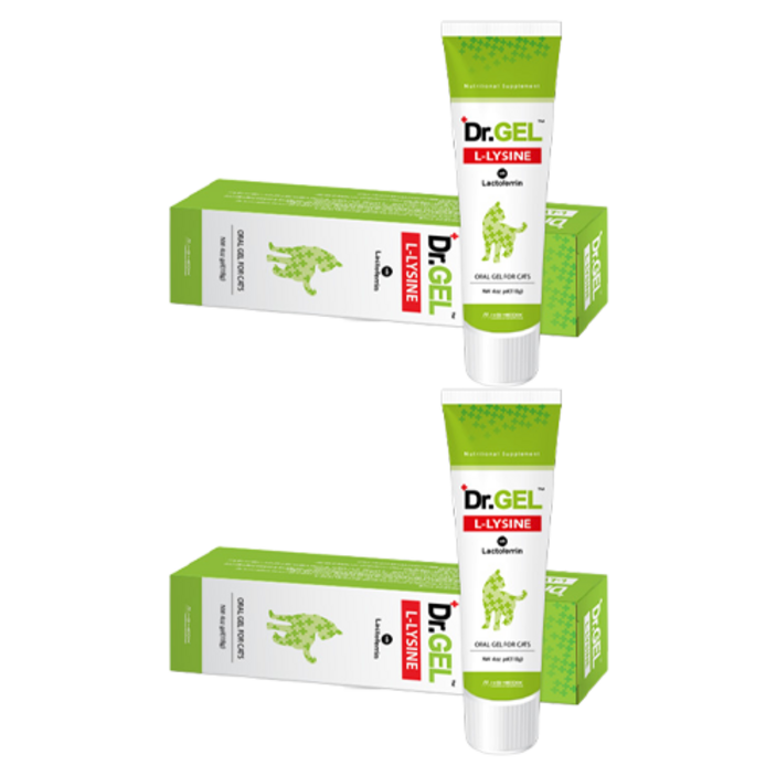 닥터겔 고양이 엘라이신 영양제, 면역항산화, 2개