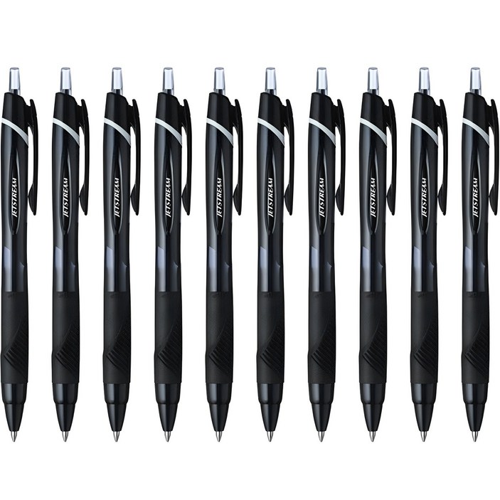 제트스트림 유니 유성볼펜 0.7mm SXN15007, 블랙, 10개