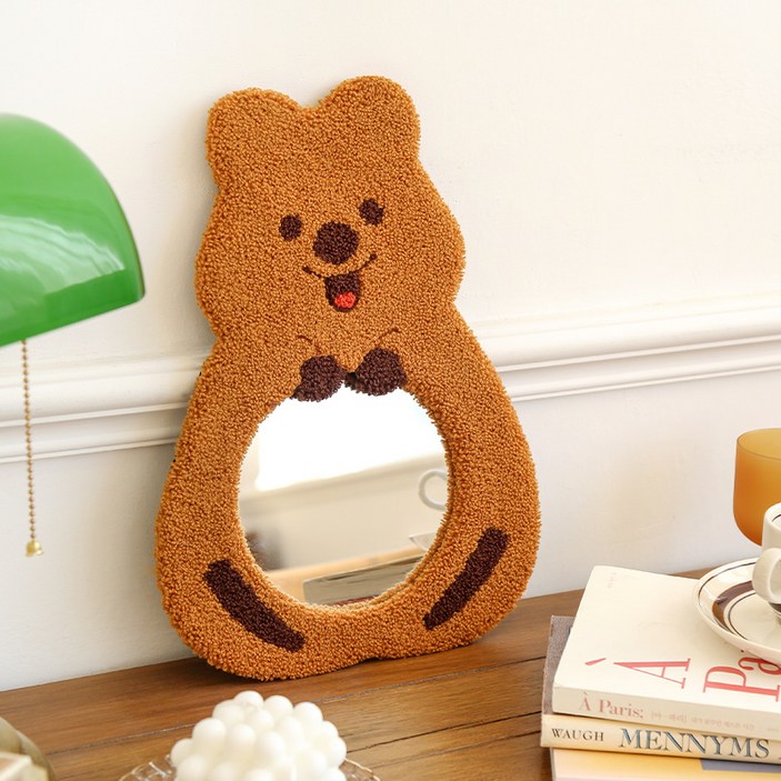 키키쿼카 터프팅 거울 키키