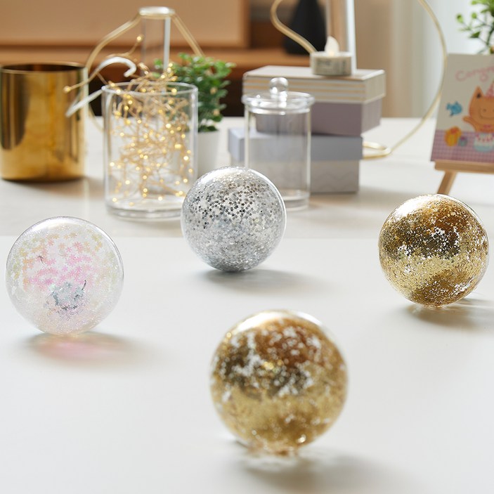 하우쎈스 크리스마스 오너먼트 장식볼 3종 x 4p 세트