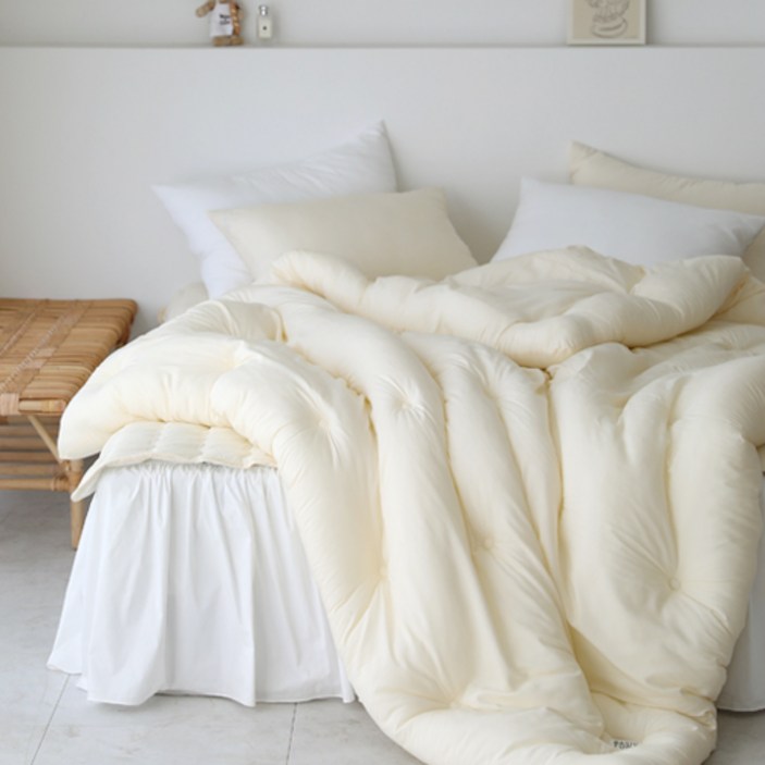 베이직톤 국내산 봄이랑 가을이랑 마이크로 모달 사계절 차렵이불 세트